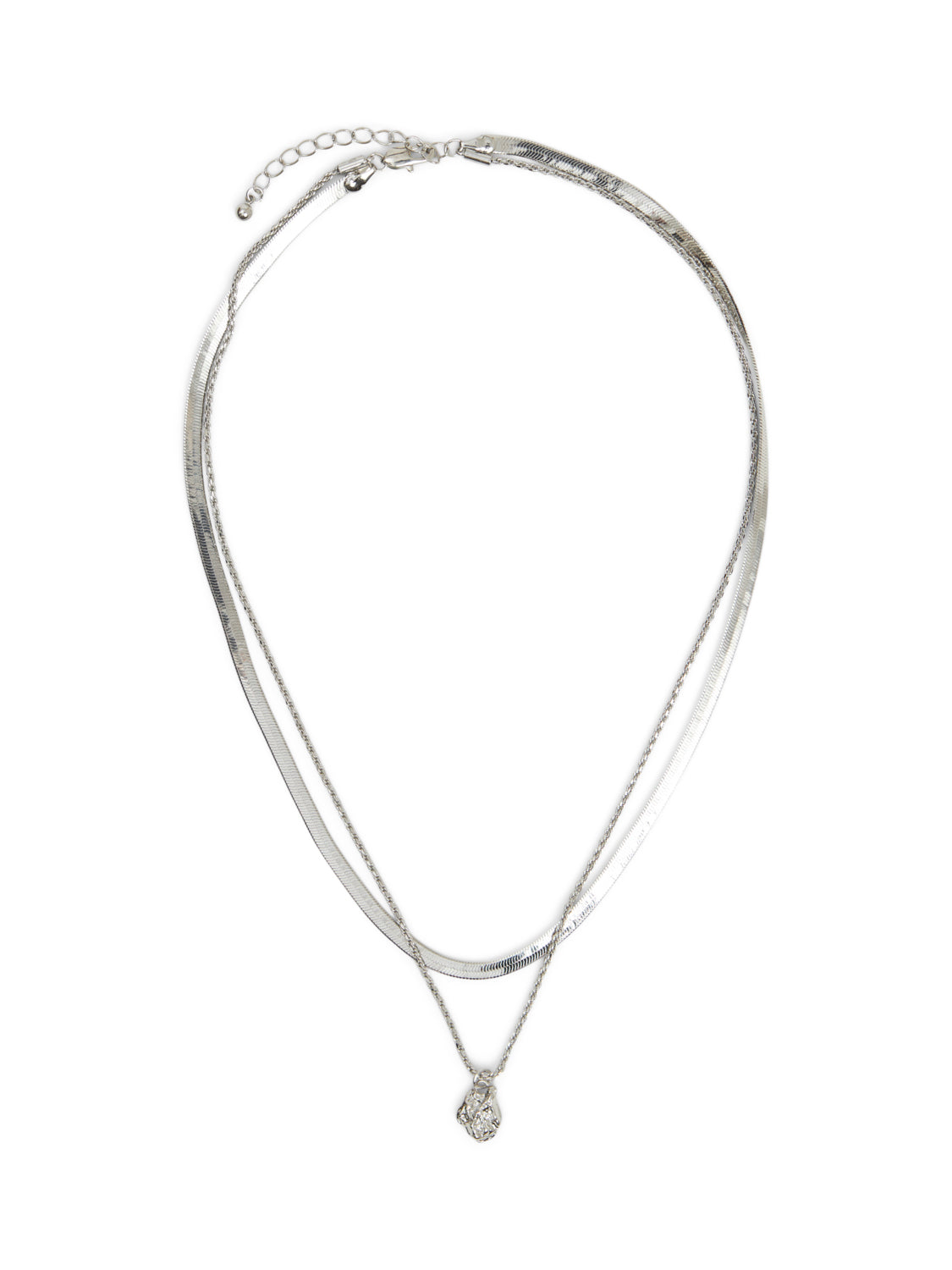 VIBASIA Necklace - Silver Colour