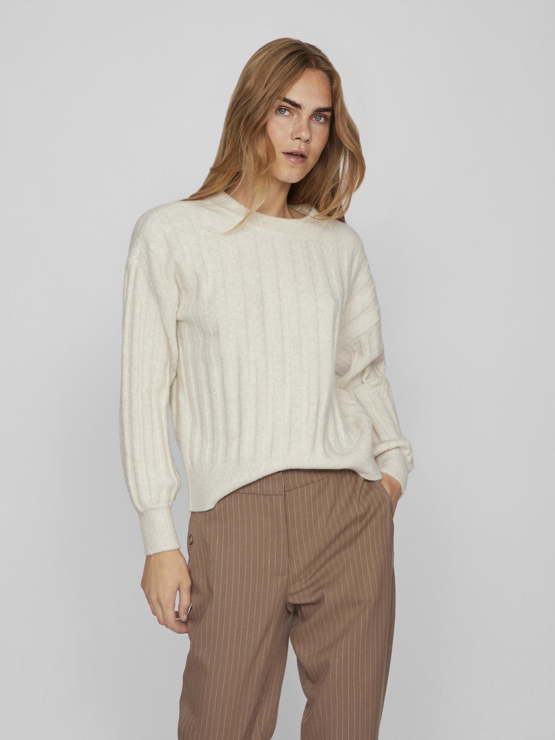 VITYCIA Pullover - Super Light Natural Melan