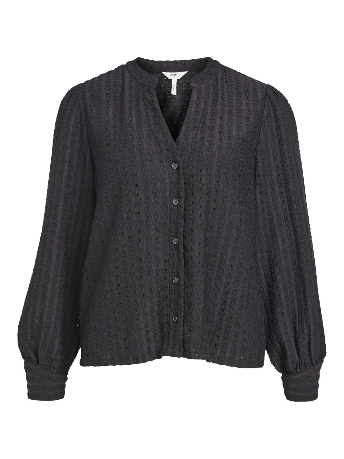 OBJFEODORA Shirts - Black